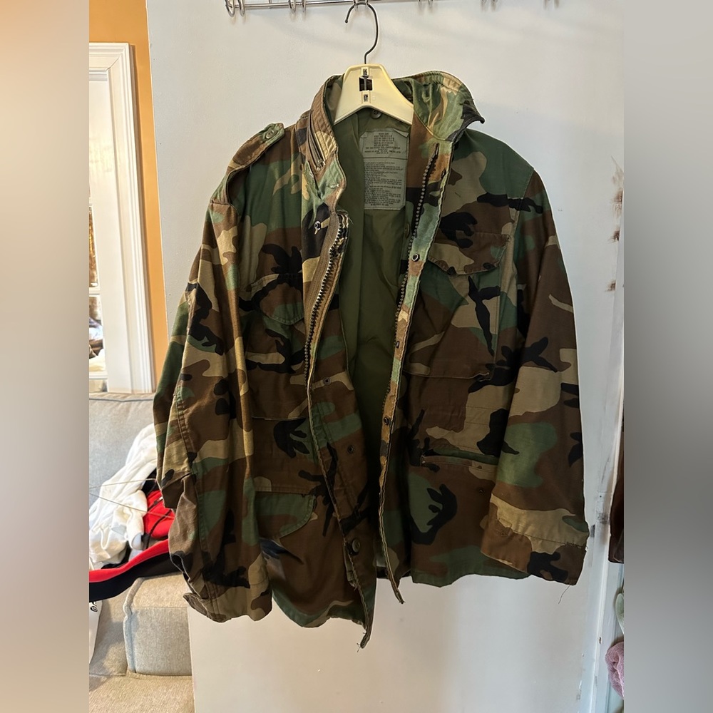 Vintage Camo Army Jacket